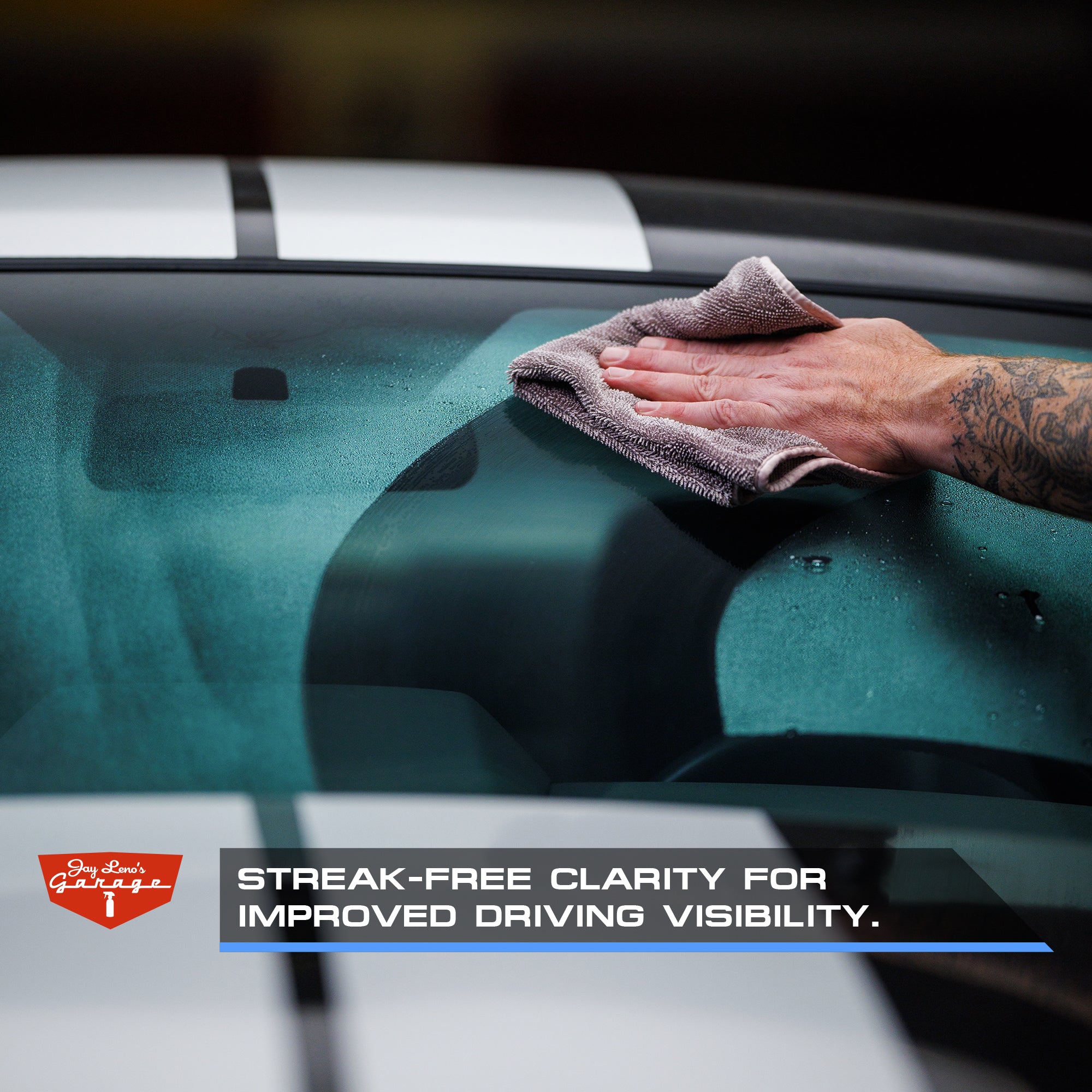 Streak Free Glass Cleaner from Jay Leno's Garage great for detailers and DIY