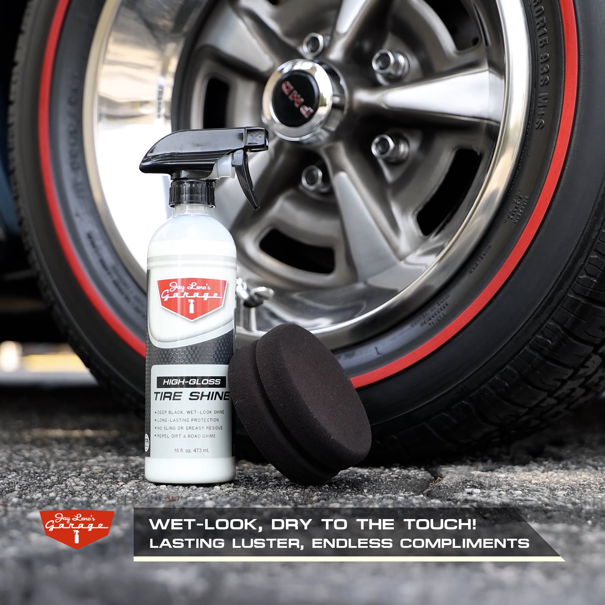Wet Look, Dry To The Touch Tire Shine