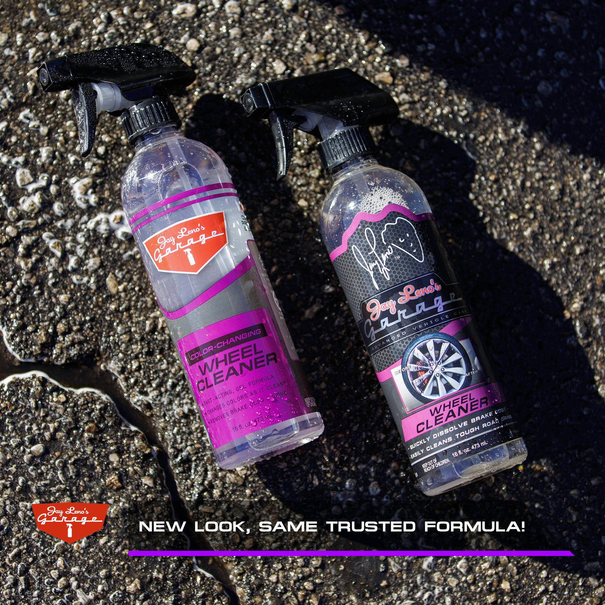 New Packaging Update for Jay Leno's Garage Wheel Cleaner
